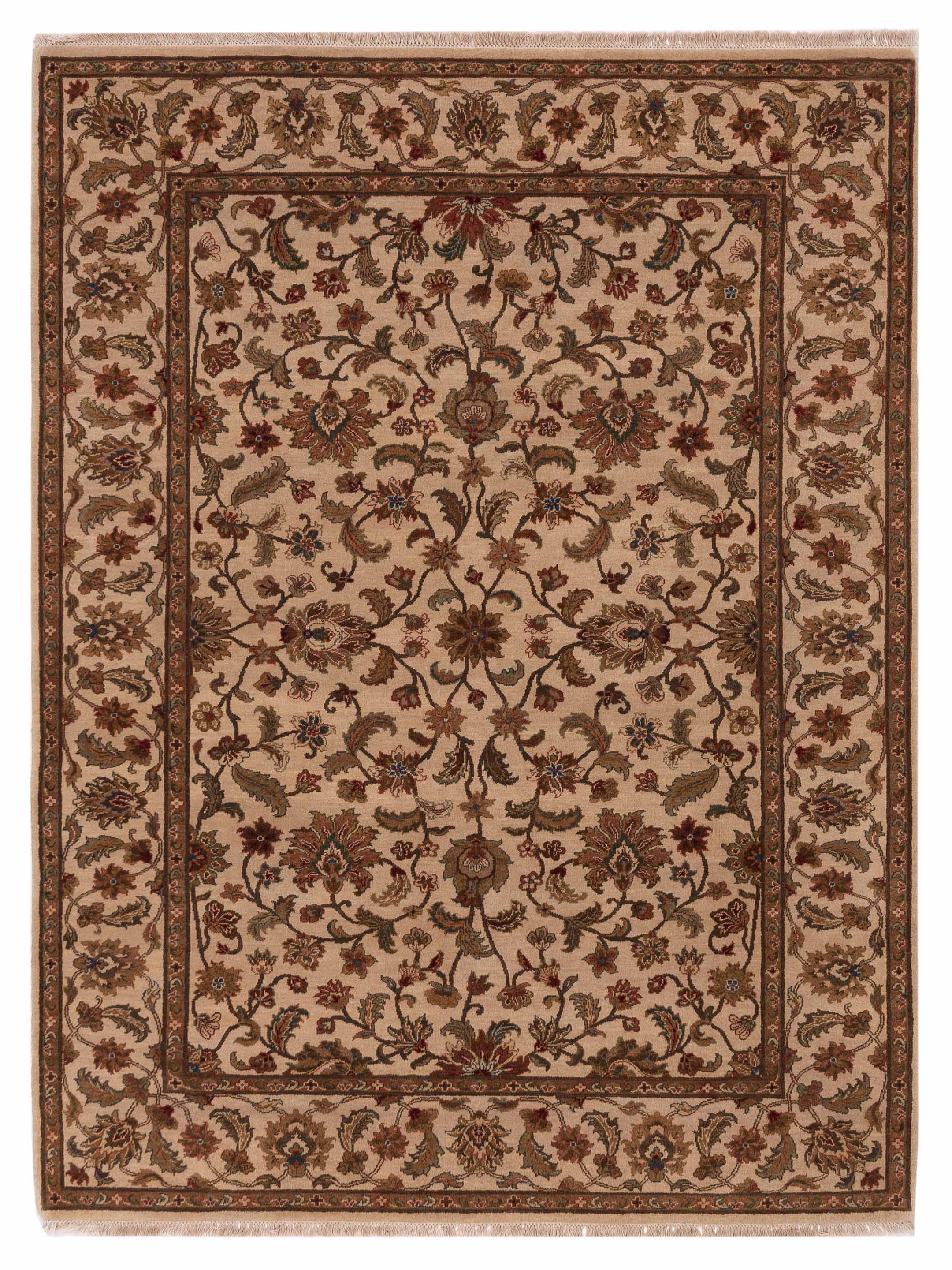 Crown Transitional Ivory 6x9 Area Rug	