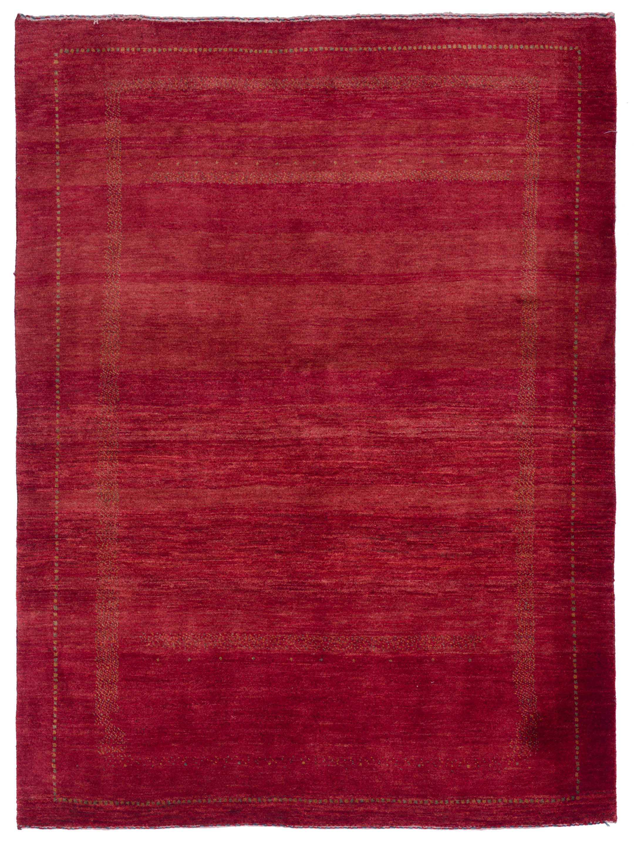 Persian Gabbeh Tribal Red 4x6 Area Rug	