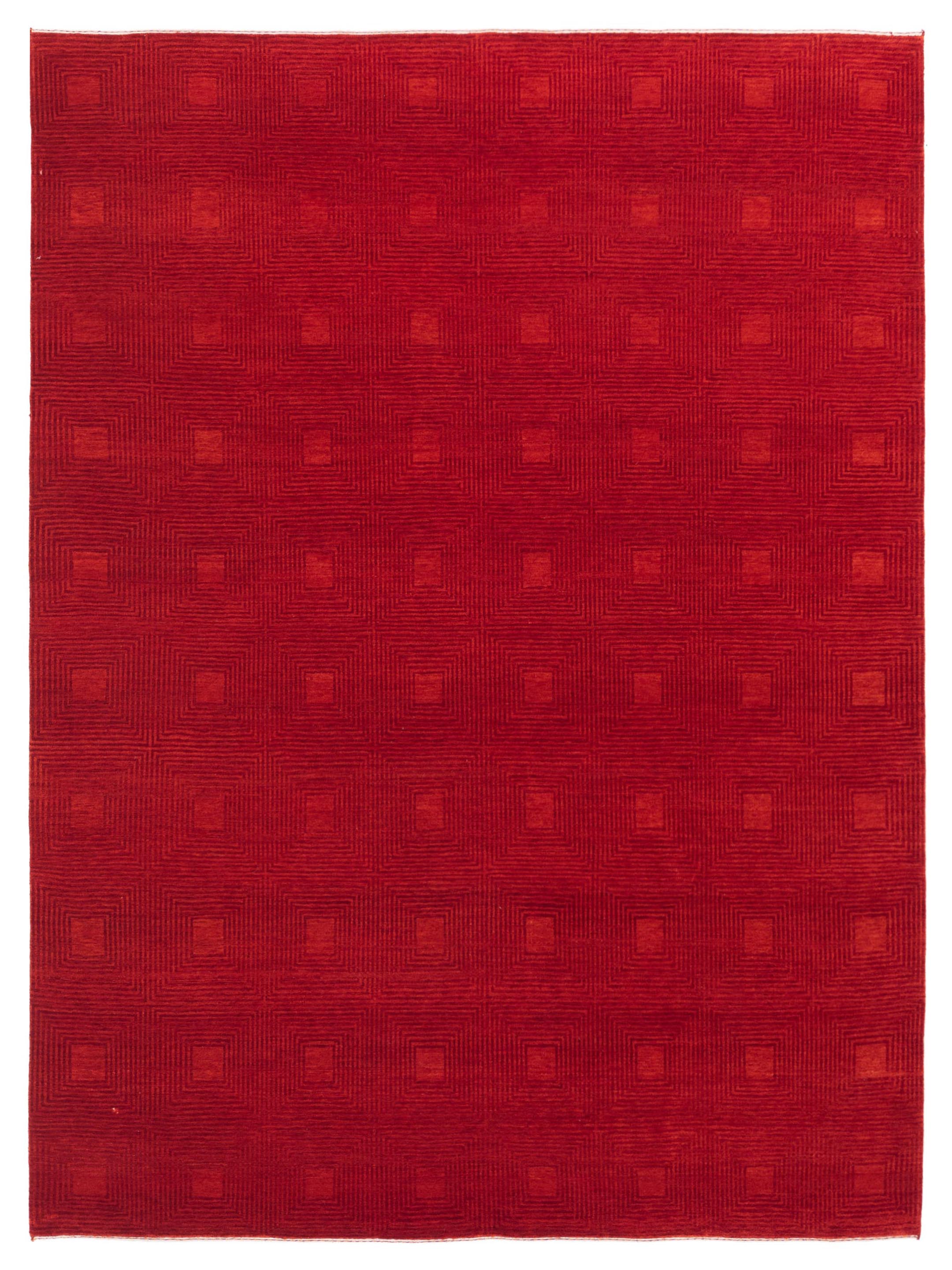 Red Checkered Inspired Rug	