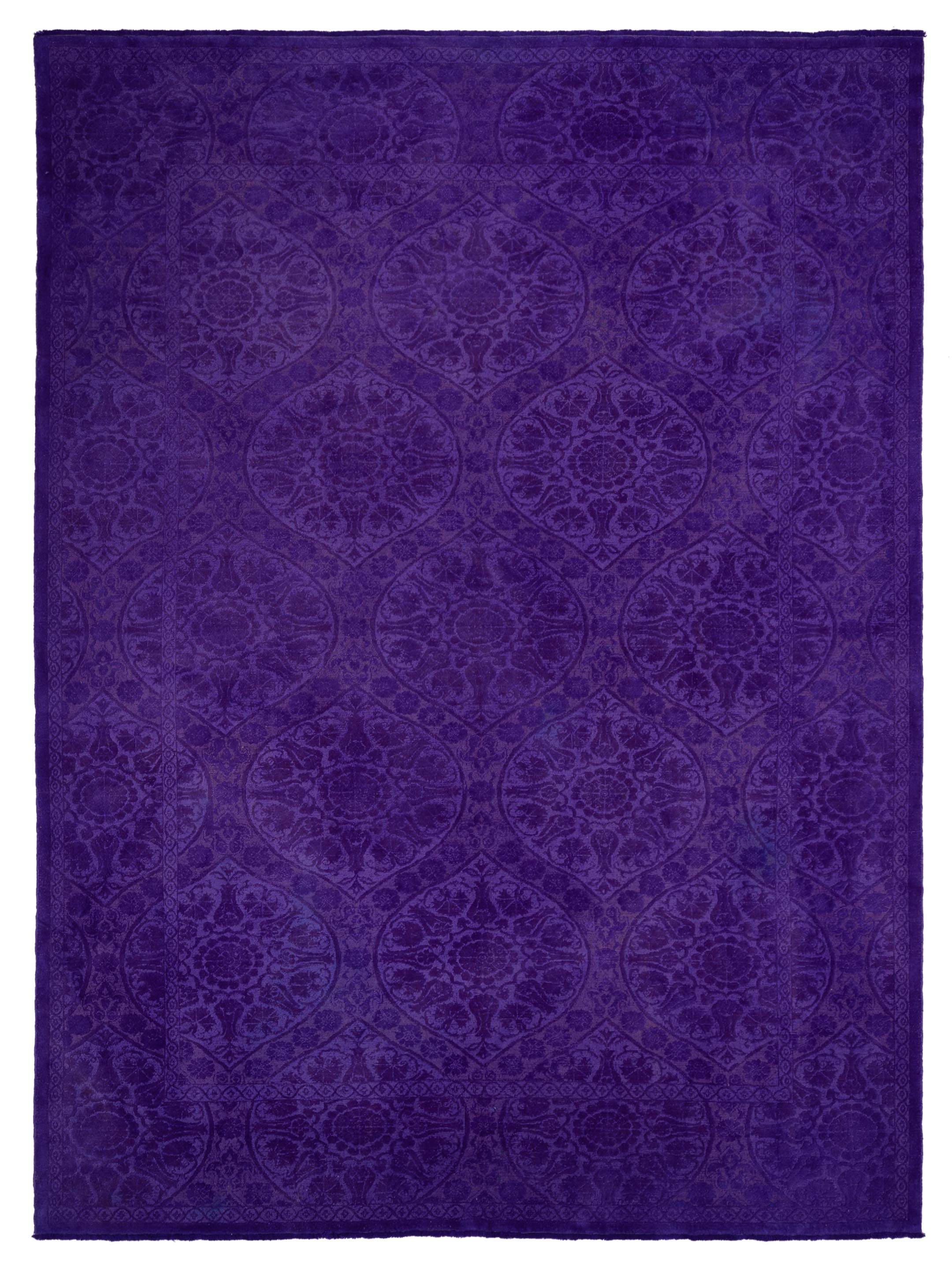 Transitional Purple 10x13 Area Rug	