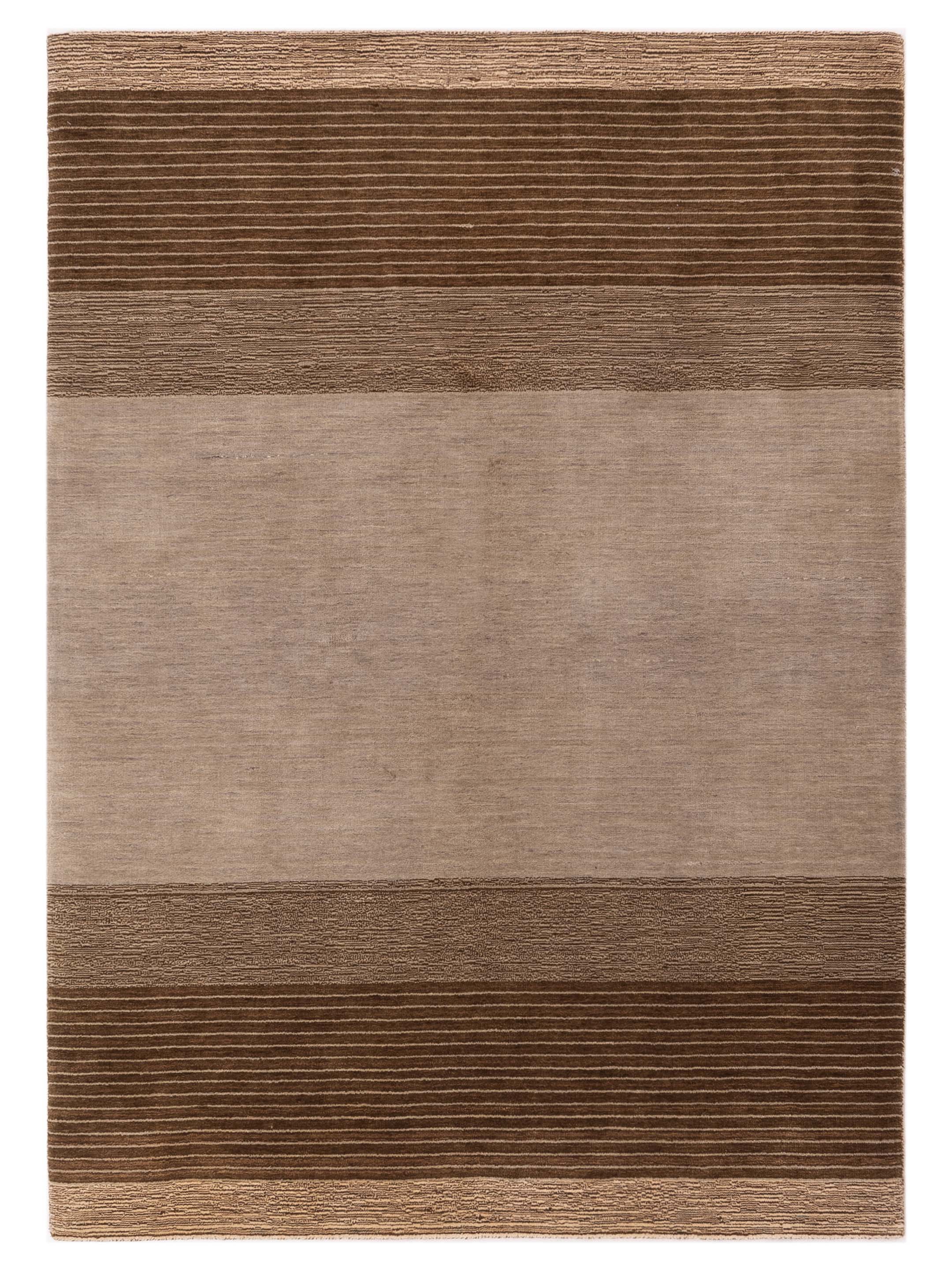 Brown himalayan contemporary area rug	