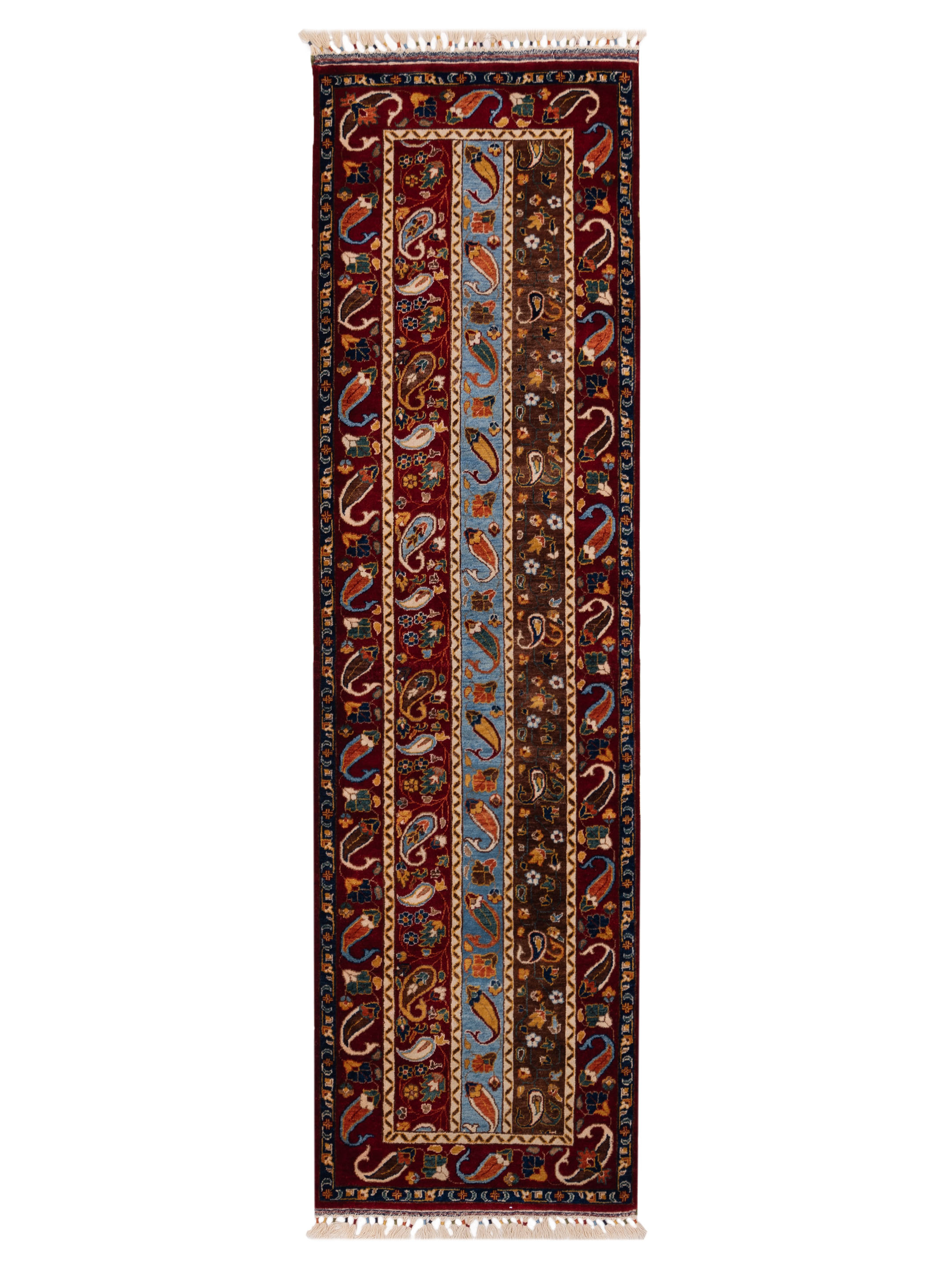 Tribal Geometric Multi color runner rug	