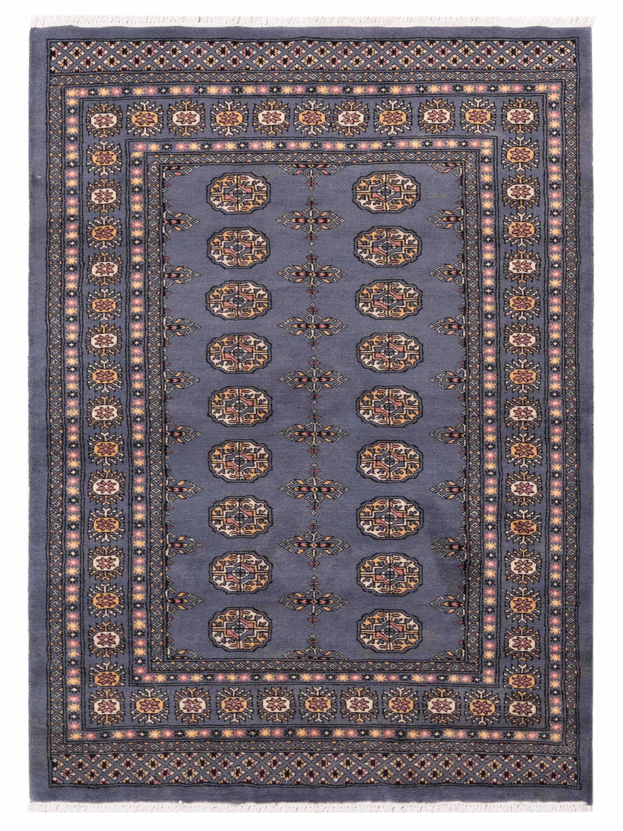 Bokhara Traditional Blue 4x6 Area Rug	